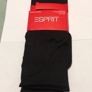 Esprit Accessories - Esprit trouser socks black set 2 size 9-11 NWT Esprit Accessories - Esprit trouser socks black set 2 size 9-11 NWT